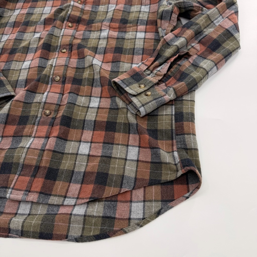 Pendleton Mason Plaid Flannel Button Up Shirt Men… - image 4